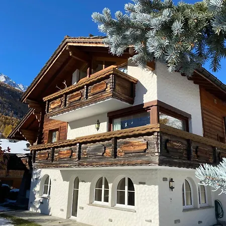 Stilvolle Grosszuegige 7.5 Zi Maisonette 10 Pers 샬레 Saas Fee
